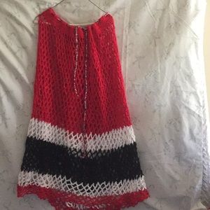 Crochet Beach Cover up skirt.